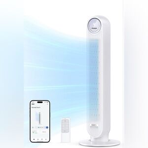 Dreo Nomad One S Tower Fan - Snow White (DR-HTF007S)